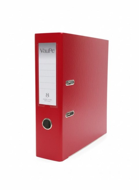 Segregator dźwigniowy fck A4 80mm czerwony VauPe (080/01)