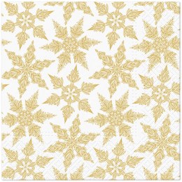 Serwetki Coktail BN Classic decoration mix papier Paw (Gold Winter)
