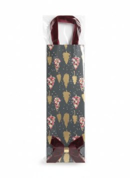 Torba prezentowa choinki z welurową kokardą, B 5szt. [mm:] 360x120x 85 Argo (257053)