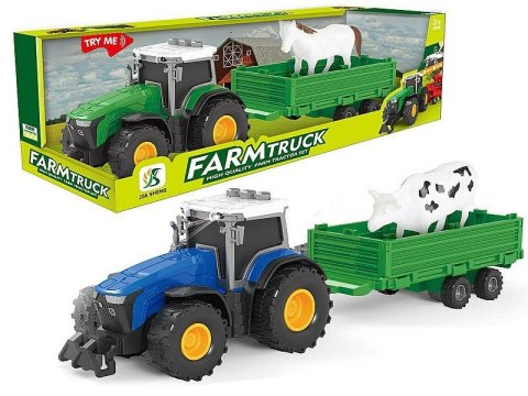 Traktor z przyczepą, światło i dźwięk Adar (582644)