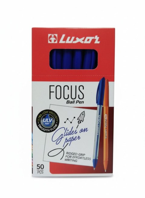 Długopis Focus wkład niebieski 1,0mm Luxor (Lux248)
