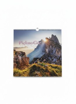 Kalendarz ścienny pIĘKNO GÓR wieloplanszowy 320mm x 320mm Avanti (KD-32)