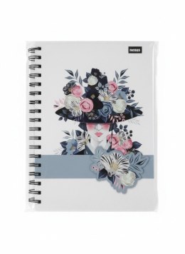 Kołozeszyt (kołonotatnik) Flower B5 96k. 70g krata Beniamin (5115)