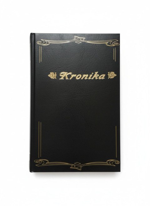 Kronika a4 pionowa nity CZARNY 100k. [mm:] 210x300 Barbara