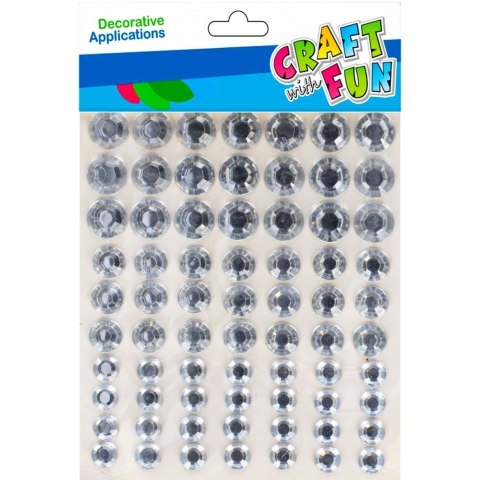 Kryształki Samoprzylepne Diament srebrne Craft With Fun (501436)