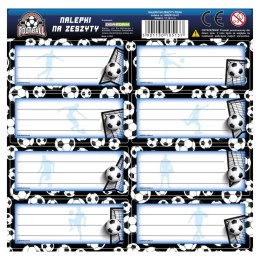 Naklejka na zeszyt Piłka [mm:] 160x160 Derform (NNZPI19)