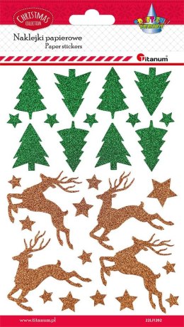 Naklejka (nalepka) Craft-Fun Series Choinki, renifery, gwiazdki Titanum (22LJ1202)