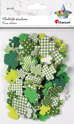 Naklejka (nalepka) Craft-Fun Series piankowa Titanum (koniczyny)