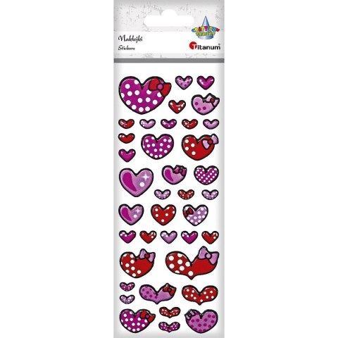 Naklejka (nalepka) Craft-Fun Series serca Titanum (19TC0807-12)