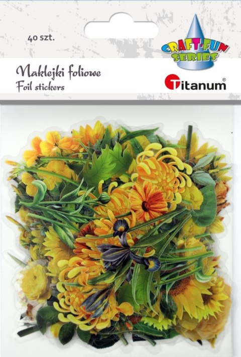 Naklejka (nalepka) Craft-Fun Series sunflower foliowe Titanum (25MD012)