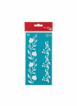 Szablon ornament kwiatowy Rosa (nr.15)