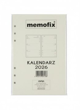 Wkład do organizera kalendarz a5 2026 Antra (TDW)