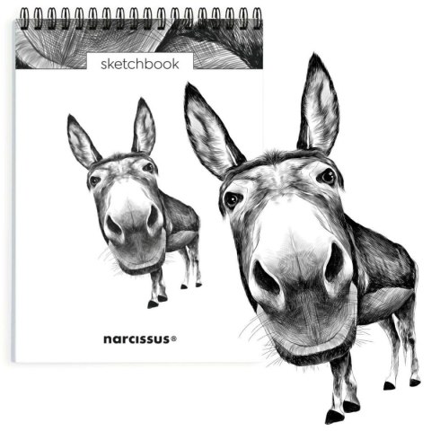 Blok artystyczny szkicownik osioł A5 120g 60k Narcissus