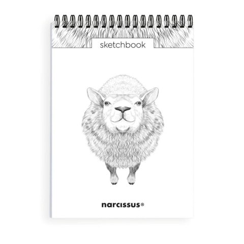 Blok artystyczny szkicownik owca A5 120g 60k Narcissus