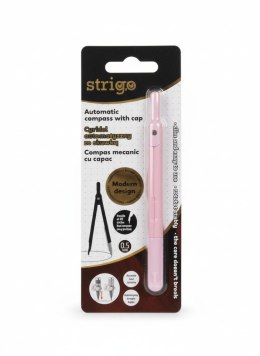 Cyrkiel automatyczny ze skuwką różowy 1 el. Strigo (SSC482)