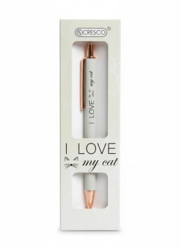 Długopis Zenith 4 ETUI GB I LOVE PETS 5907464223882 wkład niebieski 1,0mm Cresco (230005_3)