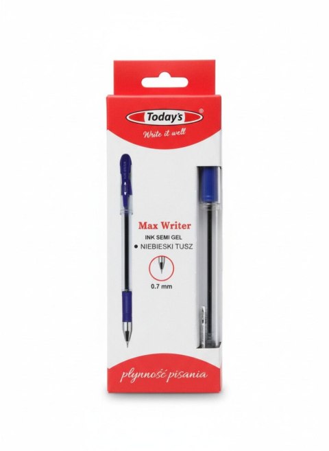 Długopis żelowy MAX WRITER GEL NIEBIESKI 5902315579033 wkład niebieski 0,7mm Todays (79033)