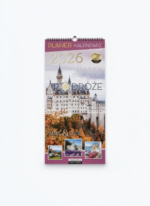 Kalendarz ścienny planer podróże Kukartka