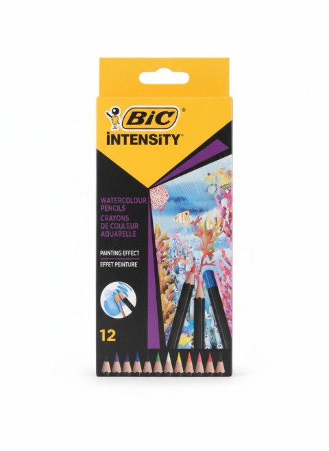 Kredki ołówkowe intensity premium Watercolour 511726 12 kol. Bic (12kol)