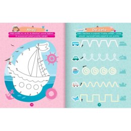 Książka dla dzieci W podróży. Aktywizująca książeczka z naklejkami 3D. Aksjomat