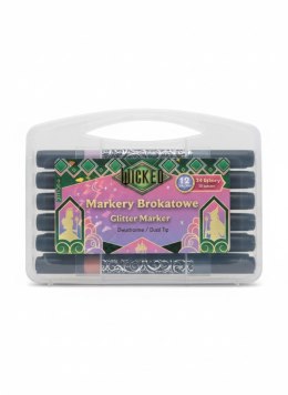 Marker specjalistyczny Wicket brokatowy wkład mix okrągła końcówka Rexus (0902)