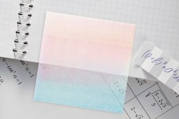 Notes samoprzylepny (karteczki) transparentne, z polipropylenu 75x75 mix 50k [mm:] 75x75 Titanum