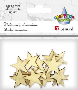 Ozdoba drewniana Craft-Fun Series Gwiazdki Titanum (WDY130)