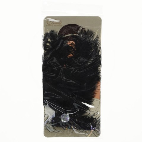 Akcesoria do kostiumów opaska retro czarna (ORKCN-YH)