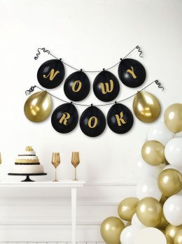 Balon gumowy Nowy Rok czarna 270mm Arpex (KB7597)