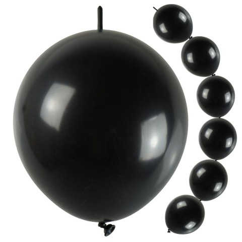 Balon gumowy z łącznikiem (10 szt.) czarna Arpex (KB7634)