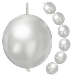 Balon gumowy z łącznikiem (10 szt.) perłowy 160mm Arpex (KB5081)