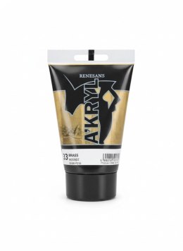Farba akrylowa Mosiądz kolor: Mosiądz 100ml Renesans (33)
