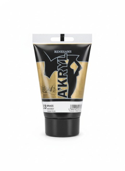Farba akrylowa Mosiądz kolor: Mosiądz 100ml Renesans (33)