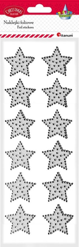 Kryształki Craft-Fun Series gwiazdki białe Titanum