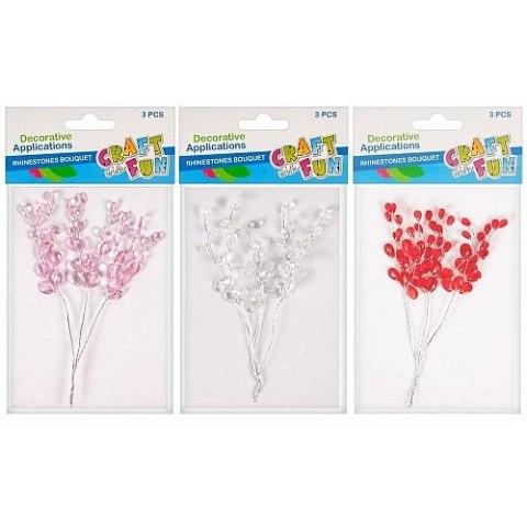 Kwiaty bukiet kryształowy Craft with Fun (404578)