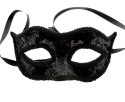 Maska cekinowa czarna Godan (YH-MCCZ)