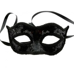 Maska cekinowa czarna Godan (YH-MCCZ)