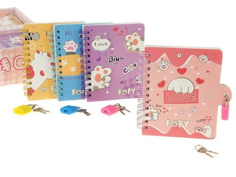 Notes (notatnik) z kłódką linia [mm:] 110x90 Adar (628625)