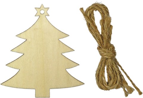 Ozdoba drewniana Craft-Fun Series zawieszka choinka Titanum (5903714533671)
