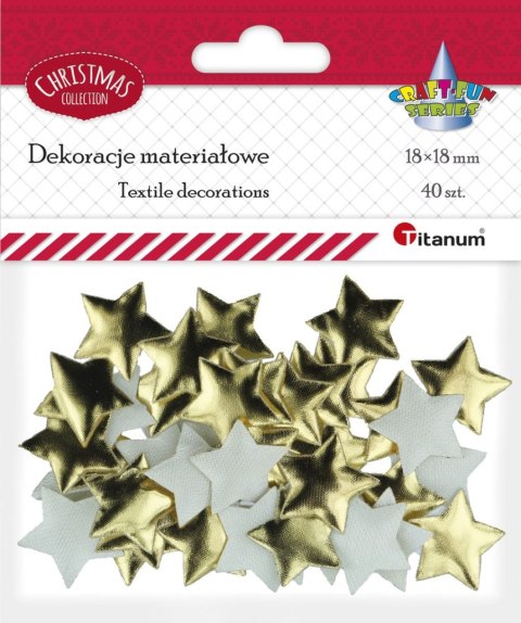 Ozdoba materiałowa Craft-Fun Series gwiazdki Titanum (MTCR-BY162)