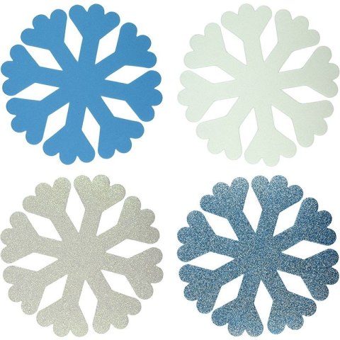 Ozdoba piankowa Craft-Fun Series płatki śniegu 8 szt Titanum (5694)