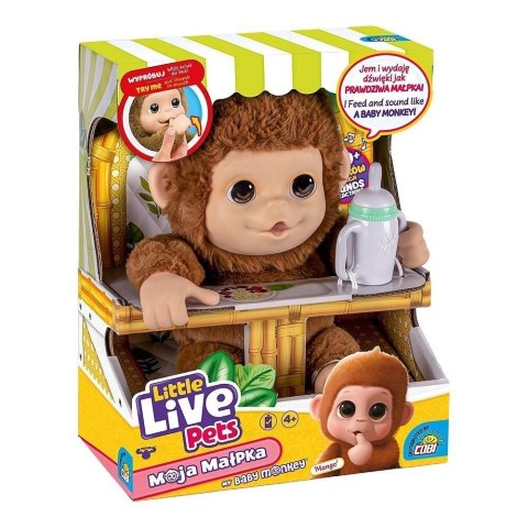 Pluszak interaktywny Little Live Pets Moja małpka Mango Cobi (26613)