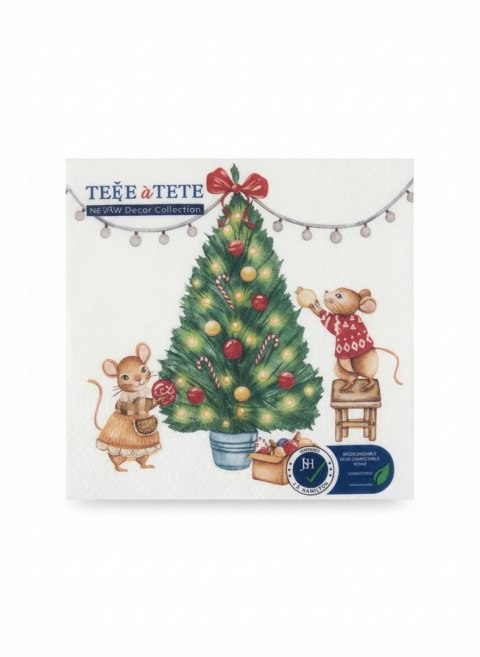 Serwetki BN Tiny Christmas mix papier Paw (TL235400)