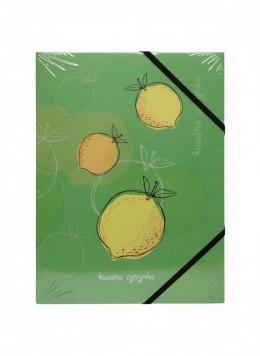 Teczka kartonowa na gumkę CYTRYNKA A4 mix Tetis (BT601-A1(96))