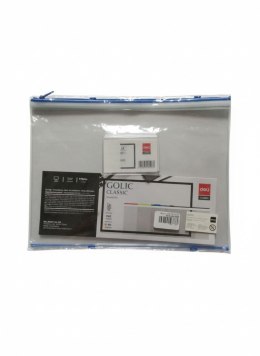 Teczka plastikowa na suwak A4 A4 mix 180 mic. Deli (E5526 mix)