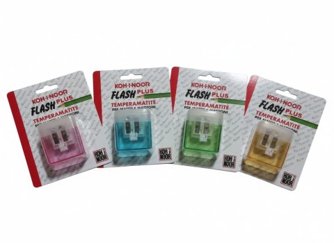 Temperówka flash plus mix plastik Koh-I-Noor