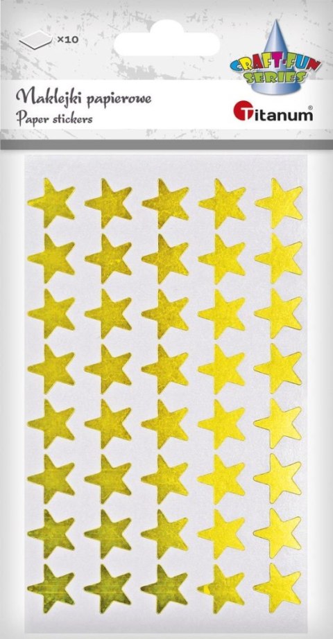 Naklejka (nalepka) Craft-Fun Series Titanum (Złote gwiazdki)