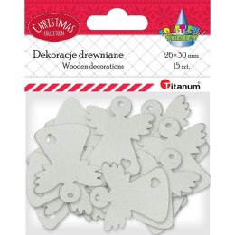 Ozdoba drewniana Craft-Fun Series aniołki 44201019 Titanum (MTCR-WDC803)