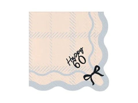 Serwetki Happy 60 mix papier [mm:] 330x330 Partydeco (SP33-102-60)