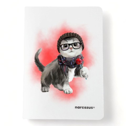 Zeszyt PP A5 60k. 80g krata Narcissus